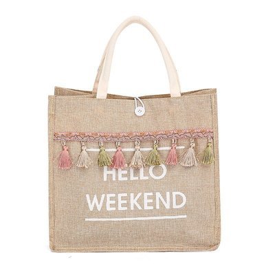 Chic Hello Weekend Tote/Beach Bag