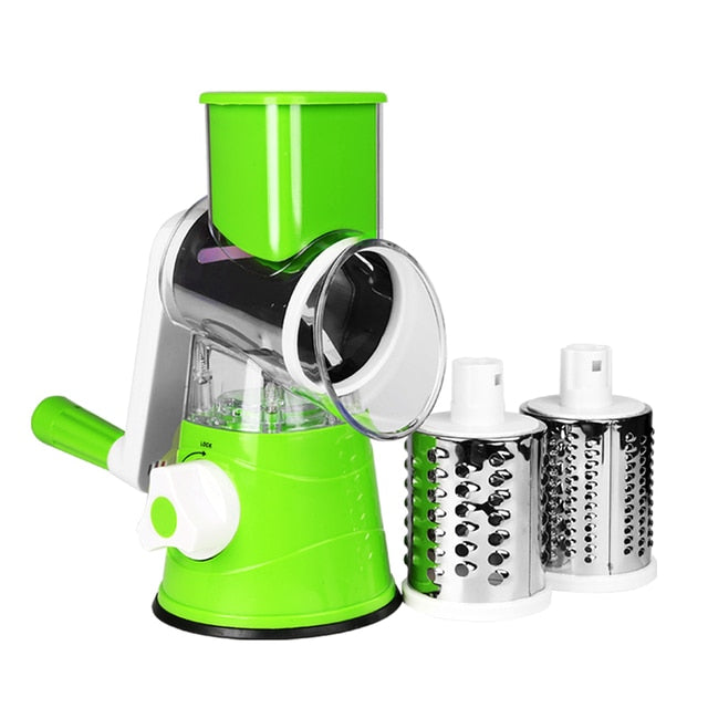 Rotary Handle Cheese Grater/Vegetable Slicer
