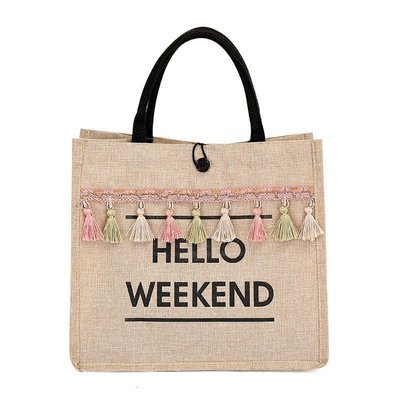 Chic Hello Weekend Tote/Beach Bag